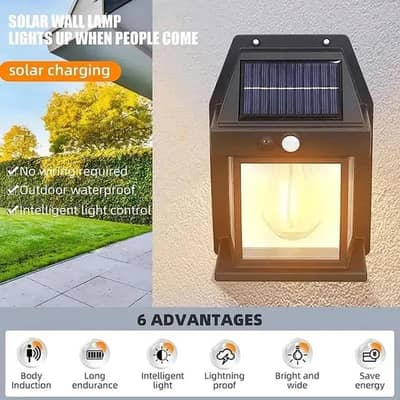 Motion Sensor Solar Sensor outdoor Security Light