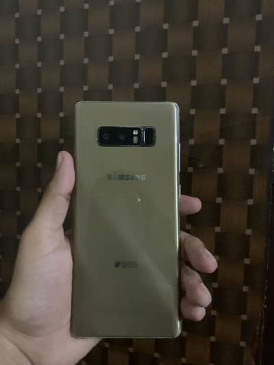 Samsung Note 8 official dual sim pta urgent sale