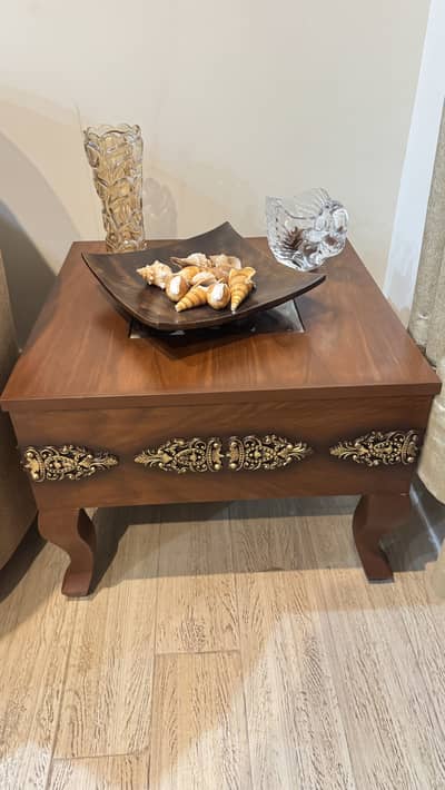 Center table with two coffee tables