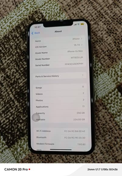 Xs max 256gb PTA Approved