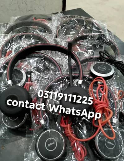 Jabra Plantronics Logitech  wireless noise cancellation Headphones