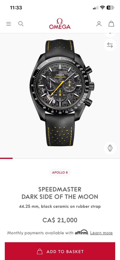 Omega watch Choronographic