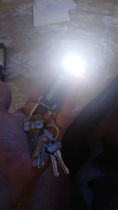 Amazon Key chain torch with  1200 LM chargeable USB type C
