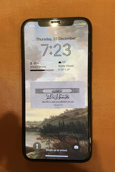 Iphone X PTA Approved 64 GB