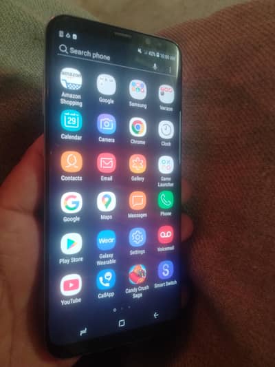 Samsung Galaxy s8 plus 4/64  pan all me koi dot nhi hai caller hai