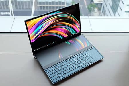 ASUS ZENBOOK DUO (4k OLED) RTX 2060 GRAPHICS