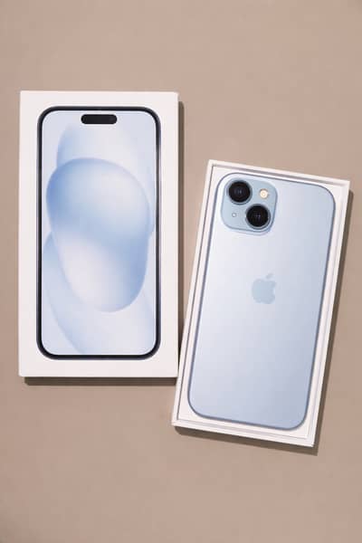 iPhone 15 128gb Blue Dual Physical Non PTA with box