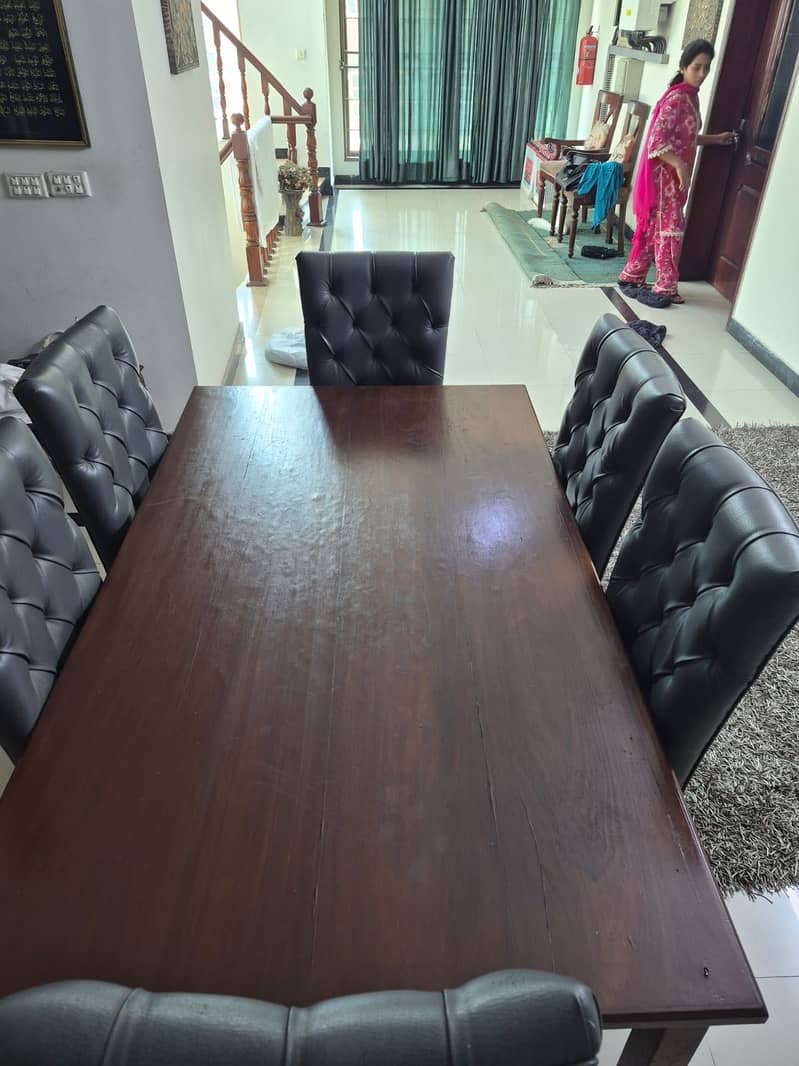 Solid dining set for sale 2