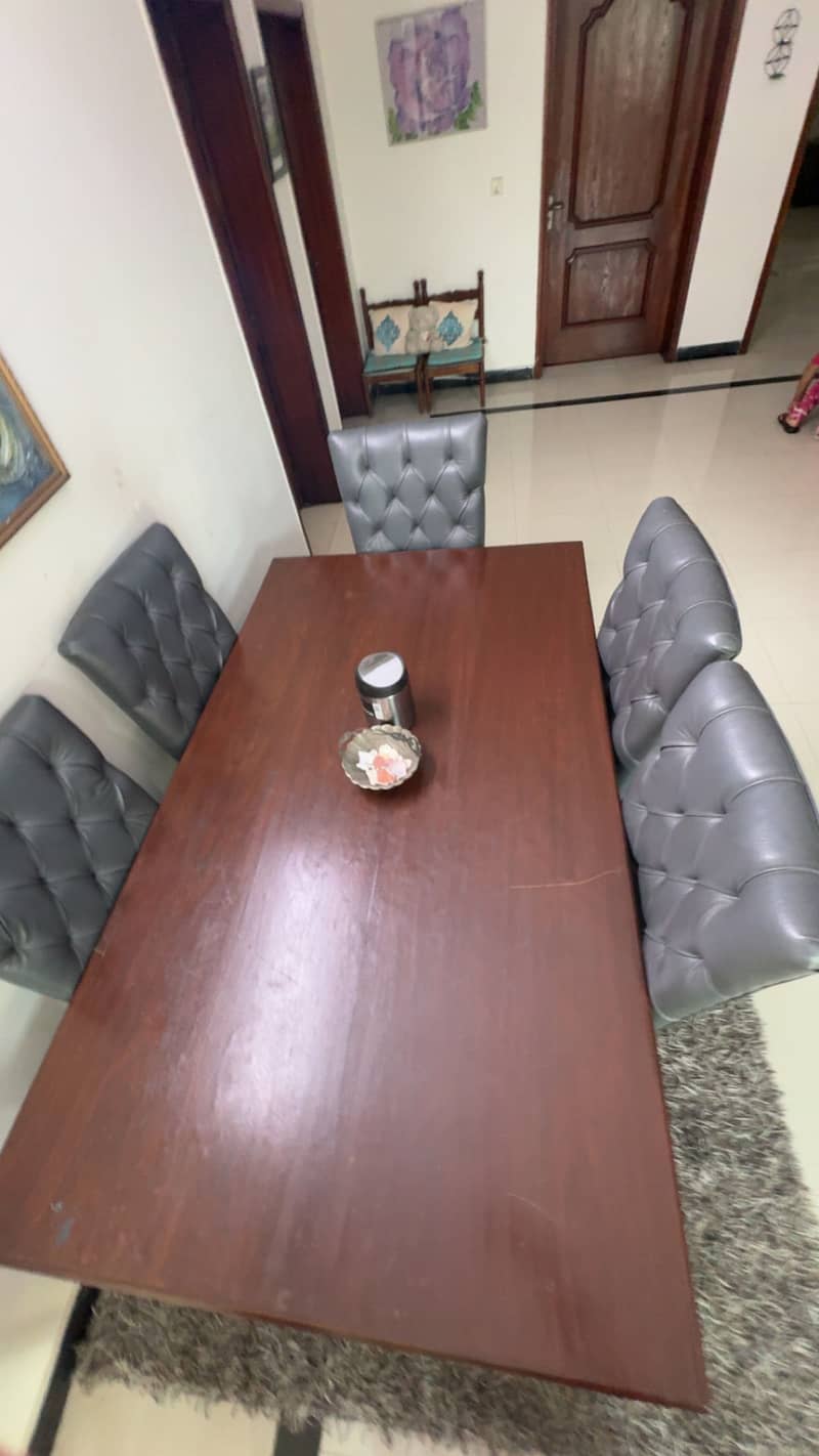 Solid dining set for sale 3