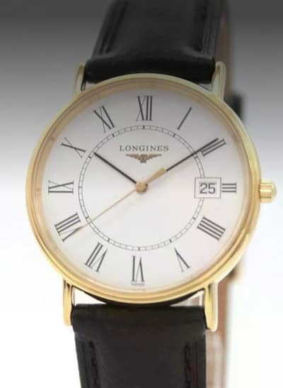 Longines Watch L4.720. 2 For Sale. 24k Gold plated In Mint Condition