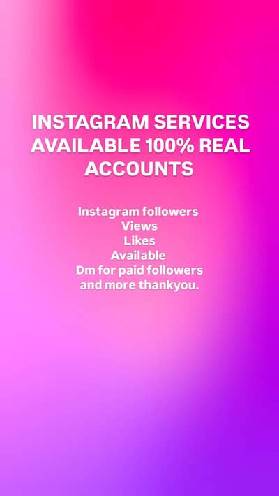 SOCIAL MEDIA SERVICE'S