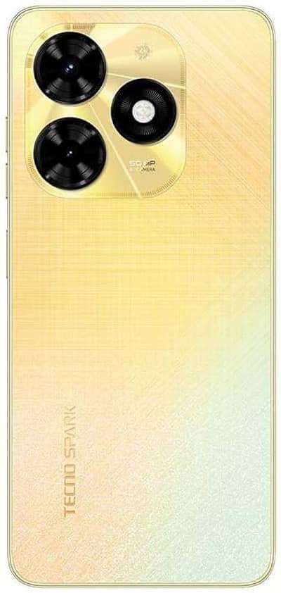 Tecno spark 20c Golden colour
