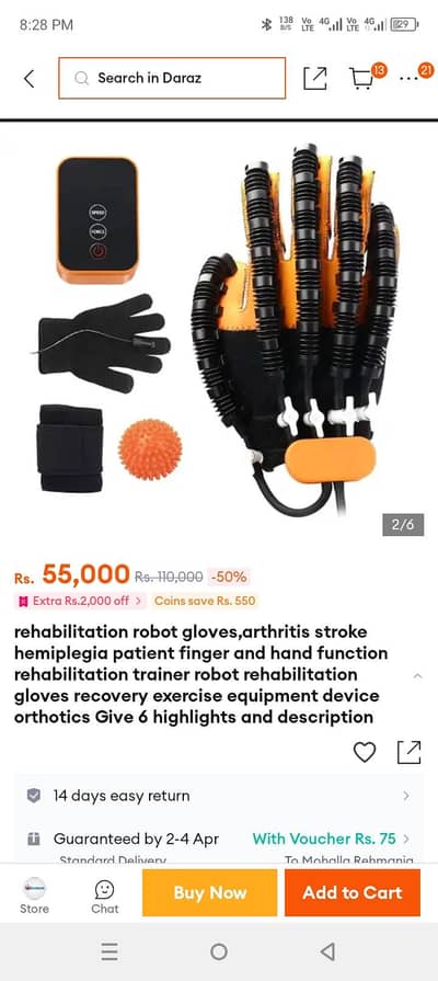 Hand Rehabilitation Gloves for(302) stoke(98) patients (27410) (All)