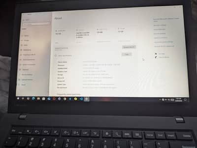 Lenovo laptop thinkpad i5 6 gen