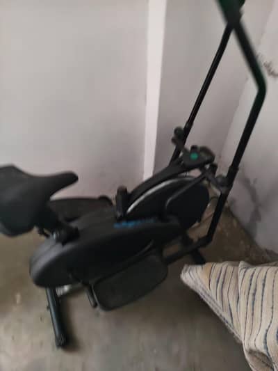 Elliptical 120 kg weight spotted