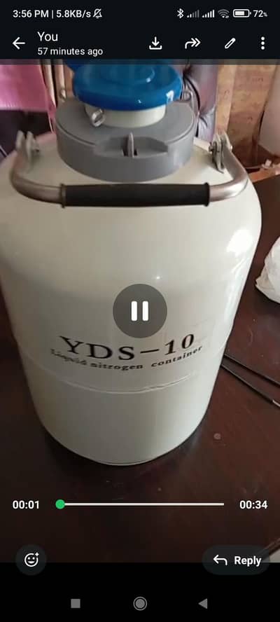 YDS liquid nitrogen cylinder (10 Liter)