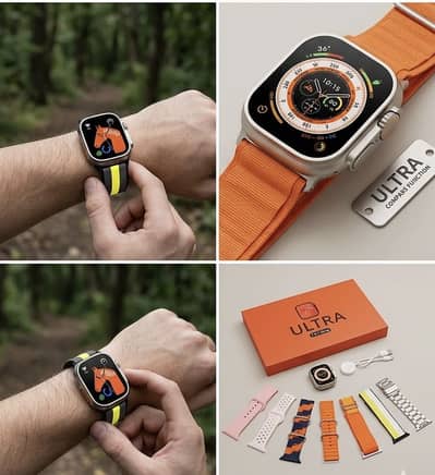 Ultra Smart Watch Bundle With 7-In-1