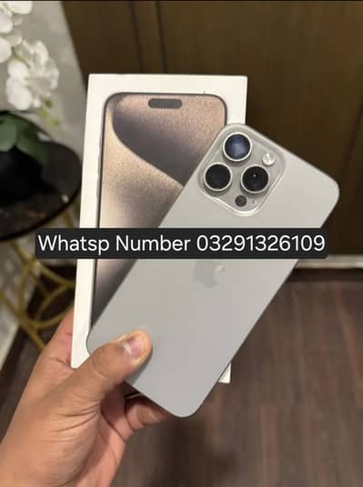 Apple iPhone 15 Pro Max WhatsApp 03291326019