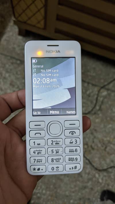 Nokia 206 Dual SIM | Original Body | PTA approved | With Charger