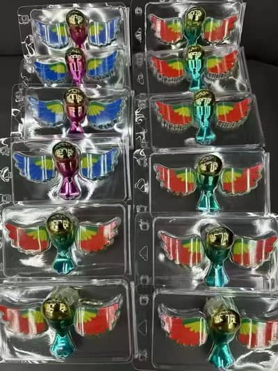 Flying Bird Car Mirror Ornament - Wind Powered Flapping Wings Decor