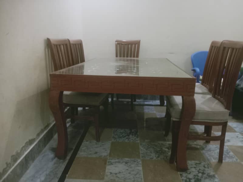 Dining Table with 6 Chairs for Sale | New Condition 0