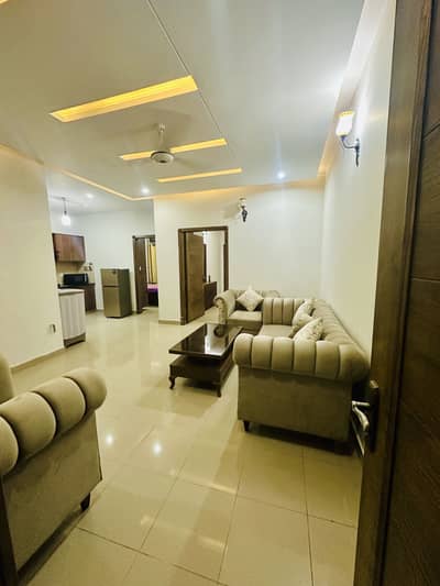 2 Bed Fully Furnished Apartment Available For Rent In Rania Heights Opposite Giga Mall