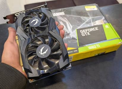 NVIDIA Gtx 1660ti zotac  with box