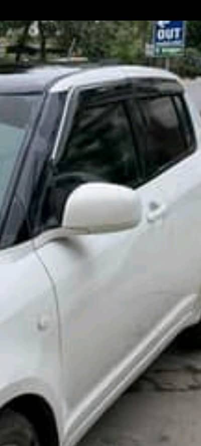 2 side mirror white swift 18 model