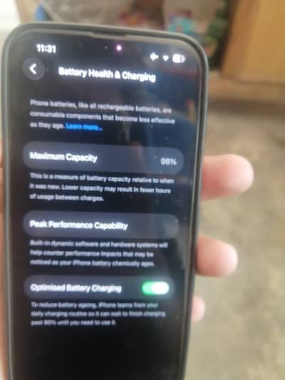 Iphone13 jv 10/10 health 98 water pack with box