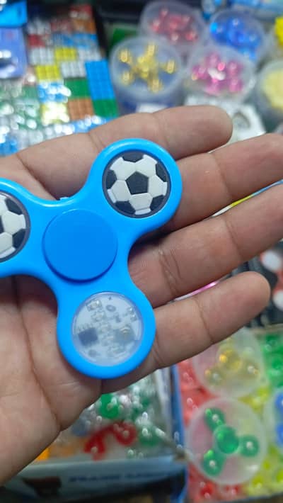 Glow in Dark LED Fidget Spinner - Anti-Stress Toy | Spinner for Kids