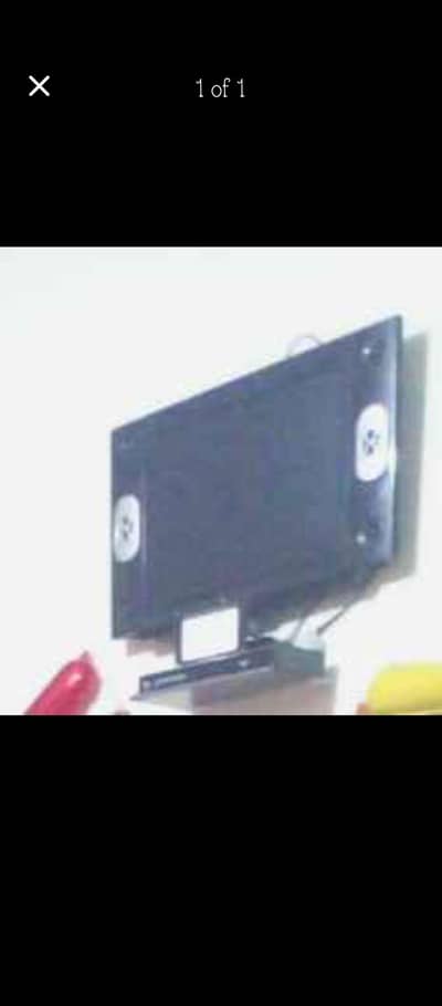 LED TV with dish set