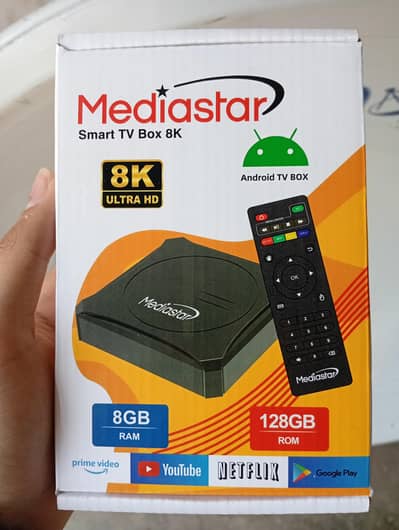 Media star Smart TV Box 8k 8/ 128 GB