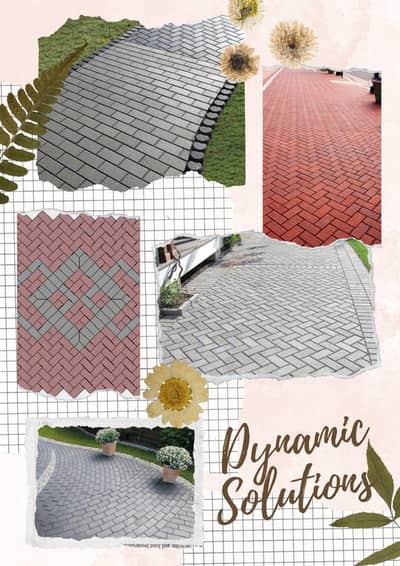 Paver / pavers / tuff tiles / kerb blocks / tile / envicrete / 60mm