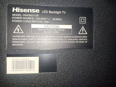 Hisense LED 10 by 10 condition