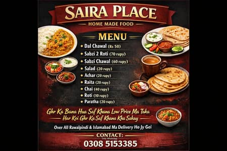 Home made fresh food