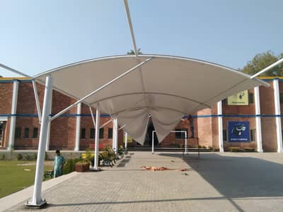 Tensile parking shade | Canopy | Pole shed | Pvc fabric shed |Car shed