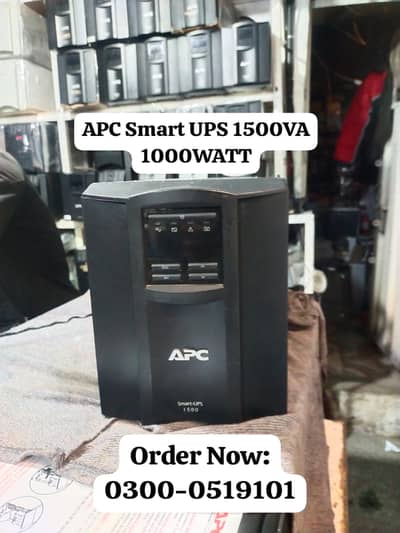 APC SMART UPS 1500VA -1000W Pure Sine Wave in Original Condition 100%