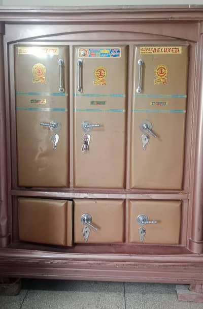 safe Almari 3 door iron