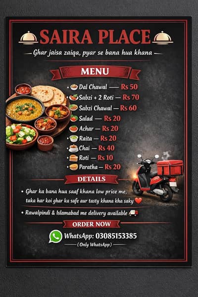 Home made fresh food