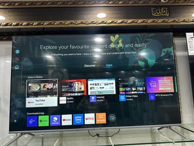 Samsung 85” QLed Tv ( 4K , IPS PANEL ) original tizen software latest