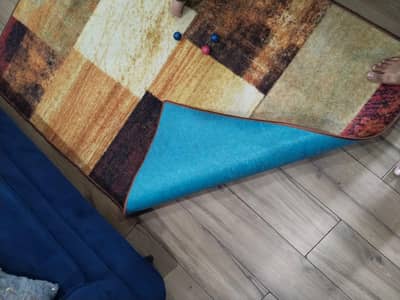 Non woven Rug, only 1 month used. Selling due to allergic reasons.