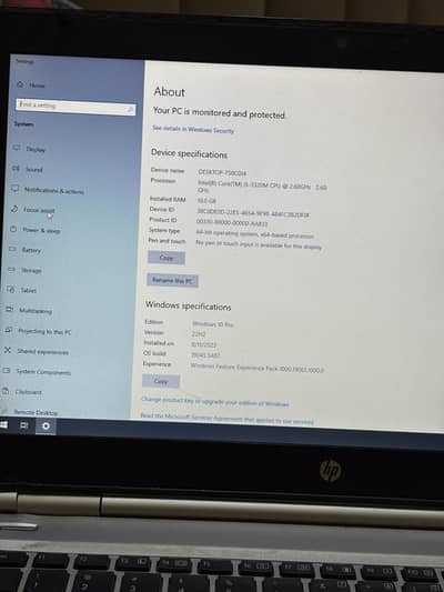 Hp Elitebook 8470p core i5 3rd generation with 1gb graphics card