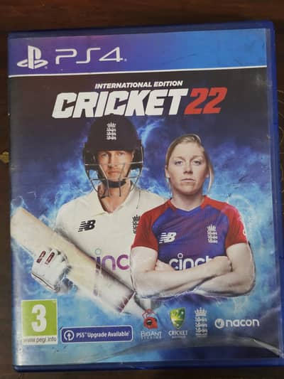 Cricket 22 Ps4 version for sale