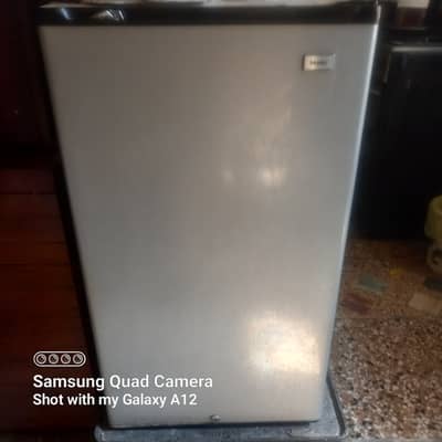 Haier mini fridge.