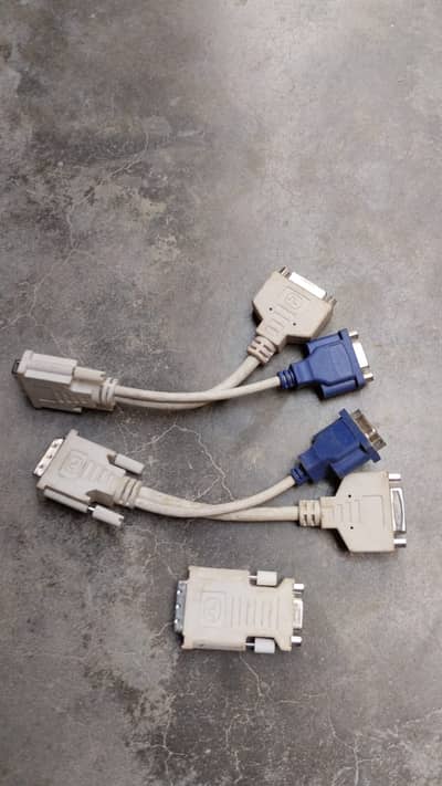 VGA TO DVI CONVERTER+CABLES