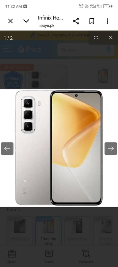 I sell urgent mobile infiinx 50 pro