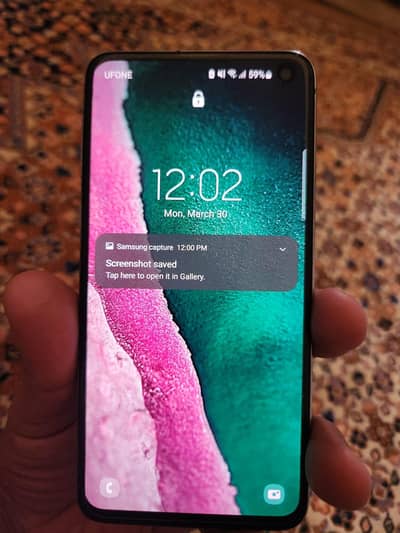 Samsung S10e 6/128 single sim approved original panel original piece