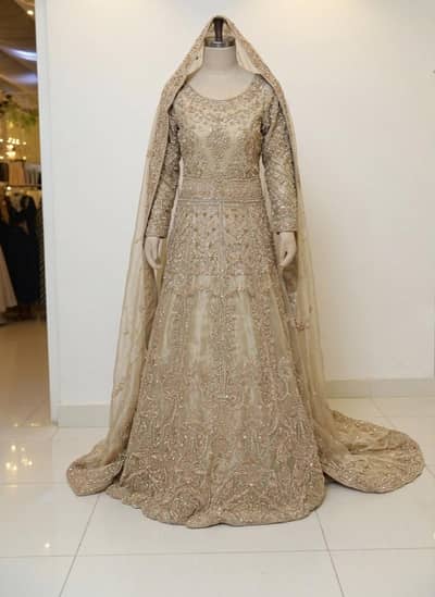 Bridal Walima dress frock Tail Maxi for Sale
