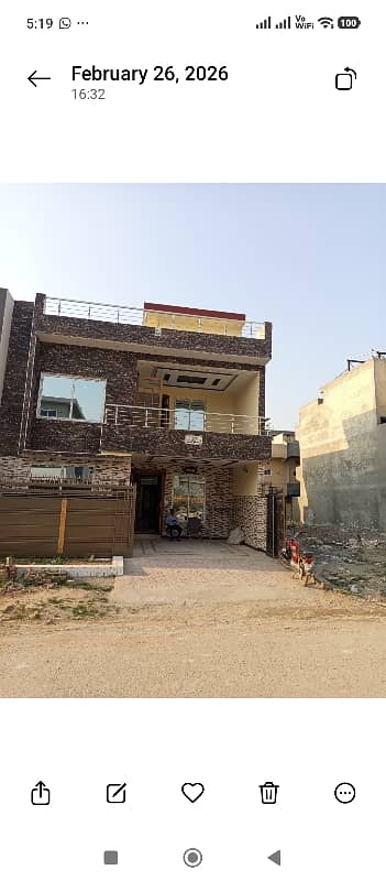 8 Marla ( 30*60 In ) Double Storey House Available For Sale In Gulshan E Sehat E-18 Islamabad