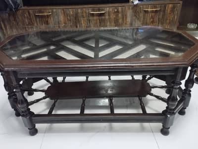 3 pc wooden table  set